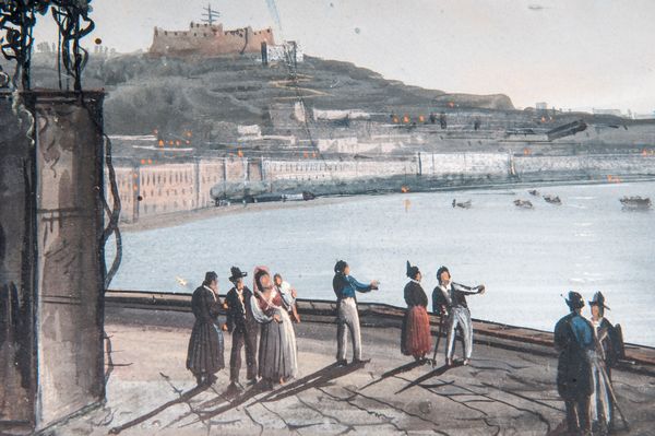 Eruzione del Vesuvio  - Asta Smart Auction: arredi, dipinti, sculture, strumenti musicali, ceramiche e altro a prezzi vantaggiosi - Associazione Nazionale - Case d'Asta italiane