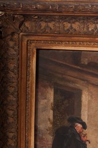 Vincenzo Giacomelli : Fruttivendola  - Asta Smart Auction: arredi, dipinti, sculture, strumenti musicali, ceramiche e altro a prezzi vantaggiosi - Associazione Nazionale - Case d'Asta italiane