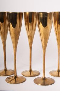 lotto di otto calici  - Asta Smart Auction: arredi, dipinti, sculture, strumenti musicali, ceramiche e altro a prezzi vantaggiosi - Associazione Nazionale - Case d'Asta italiane