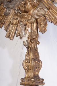 Ostensorio con trigramma bernardiniano  - Asta Smart Auction: arredi, dipinti, sculture, strumenti musicali, ceramiche e altro a prezzi vantaggiosi - Associazione Nazionale - Case d'Asta italiane