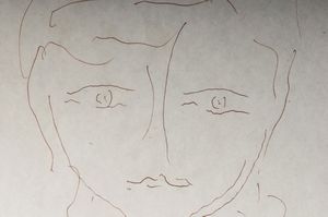 VIRGILIO GUIDI : Volto femminile  - Asta Smart Auction: arredi, dipinti, sculture, strumenti musicali, ceramiche e altro a prezzi vantaggiosi - Associazione Nazionale - Case d'Asta italiane