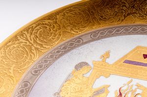 Allegoria dell'inverno, piatto in porcellana  - Asta Smart Auction: arredi, dipinti, sculture, strumenti musicali, ceramiche e altro a prezzi vantaggiosi - Associazione Nazionale - Case d'Asta italiane