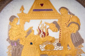 Allegoria dell'inverno, piatto in porcellana  - Asta Smart Auction: arredi, dipinti, sculture, strumenti musicali, ceramiche e altro a prezzi vantaggiosi - Associazione Nazionale - Case d'Asta italiane