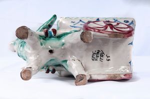 Somarello con carretto  - Asta Smart Auction: arredi, dipinti, sculture, strumenti musicali, ceramiche e altro a prezzi vantaggiosi - Associazione Nazionale - Case d'Asta italiane