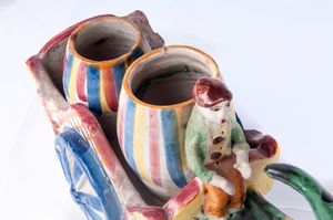 Somarello con carretto e barili  - Asta Smart Auction: arredi, dipinti, sculture, strumenti musicali, ceramiche e altro a prezzi vantaggiosi - Associazione Nazionale - Case d'Asta italiane