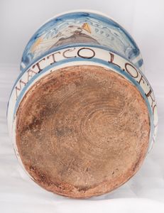 Vaso da farmacia, albarello in ceramica  - Asta Smart Auction: arredi, dipinti, sculture, strumenti musicali, ceramiche e altro a prezzi vantaggiosi - Associazione Nazionale - Case d'Asta italiane