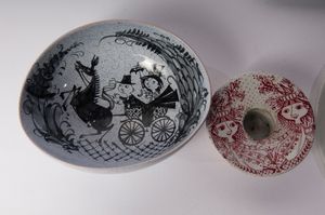 BJORN WIINBLAD : Lotto di sette pezzi in ceramica  - Asta Smart Auction: arredi, dipinti, sculture, strumenti musicali, ceramiche e altro a prezzi vantaggiosi - Associazione Nazionale - Case d'Asta italiane