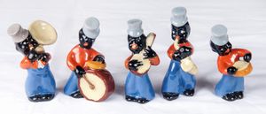 Lotto di cinque orchestrali  - Asta Smart Auction: arredi, dipinti, sculture, strumenti musicali, ceramiche e altro a prezzi vantaggiosi - Associazione Nazionale - Case d'Asta italiane