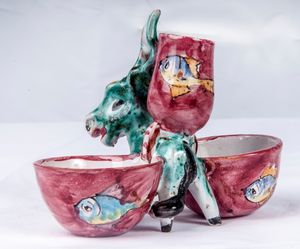 Lotto di sette somarelli  - Asta Smart Auction: arredi, dipinti, sculture, strumenti musicali, ceramiche e altro a prezzi vantaggiosi - Associazione Nazionale - Case d'Asta italiane