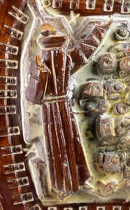 Angelo Biancini : San Francesco parla agli uccelli, Faenza  - Asta Smart Auction: arredi, dipinti, sculture, strumenti musicali, ceramiche e altro a prezzi vantaggiosi - Associazione Nazionale - Case d'Asta italiane