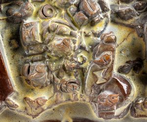 Angelo Biancini : San Francesco parla agli uccelli, Faenza  - Asta Smart Auction: arredi, dipinti, sculture, strumenti musicali, ceramiche e altro a prezzi vantaggiosi - Associazione Nazionale - Case d'Asta italiane