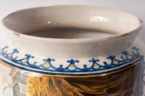 Vaso da farmacia in ceramica  - Asta Smart Auction: arredi, dipinti, sculture, strumenti musicali, ceramiche e altro a prezzi vantaggiosi - Associazione Nazionale - Case d'Asta italiane