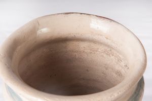 Vaso da farmacia, albarello in ceramica  - Asta Smart Auction: arredi, dipinti, sculture, strumenti musicali, ceramiche e altro a prezzi vantaggiosi - Associazione Nazionale - Case d'Asta italiane