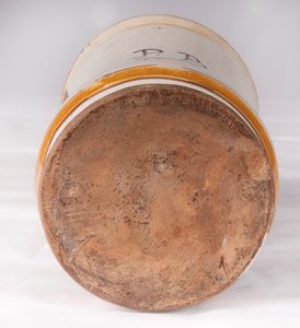 Vaso da farmacia, albarello in ceramica  - Asta Smart Auction: arredi, dipinti, sculture, strumenti musicali, ceramiche e altro a prezzi vantaggiosi - Associazione Nazionale - Case d'Asta italiane