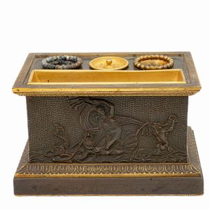 Calamaio in bronzo,  - Asta Smart Auction: arredi, dipinti, sculture, strumenti musicali, ceramiche e altro a prezzi vantaggiosi - Associazione Nazionale - Case d'Asta italiane