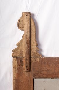 Specchiera a doppia partitura  in legno dorato  - Asta Smart Auction: arredi, dipinti, sculture, strumenti musicali, ceramiche e altro a prezzi vantaggiosi - Associazione Nazionale - Case d'Asta italiane