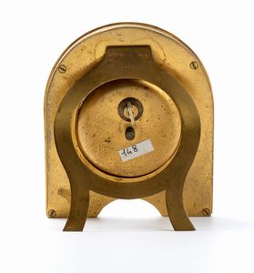 Orologio da tavolo Art Déco con smalti  - Asta Smart Auction: arredi, dipinti, sculture, strumenti musicali, ceramiche e altro a prezzi vantaggiosi - Associazione Nazionale - Case d'Asta italiane