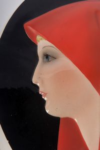 Virgo Potens , medaglione a rilievo  - Asta Smart Auction: arredi, dipinti, sculture, strumenti musicali, ceramiche e altro a prezzi vantaggiosi - Associazione Nazionale - Case d'Asta italiane