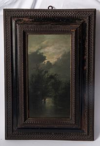 Coriolano Vighi - Notturno con alberi