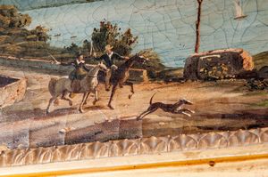 Coppia di vedute di Posillipo  - Asta Smart Auction: arredi, dipinti, sculture, strumenti musicali, ceramiche e altro a prezzi vantaggiosi - Associazione Nazionale - Case d'Asta italiane