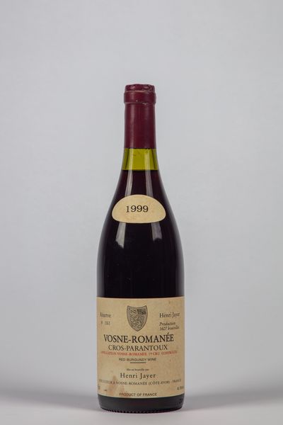 FRANCIA : Henri Jayer Cros Parantoux  - Asta Importanti Vini e Distillati - Associazione Nazionale - Case d'Asta italiane