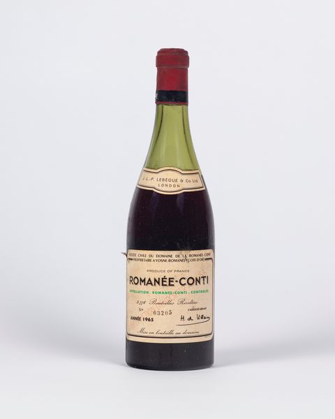 FRANCIA : DRC Romanee-Conti (BT 1)  - Asta Importanti Vini e Distillati - Associazione Nazionale - Case d'Asta italiane