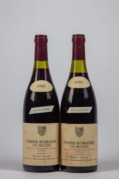 FRANCIA : Henri Jayer Les Brulees  - Asta Importanti Vini e Distillati - Associazione Nazionale - Case d'Asta italiane