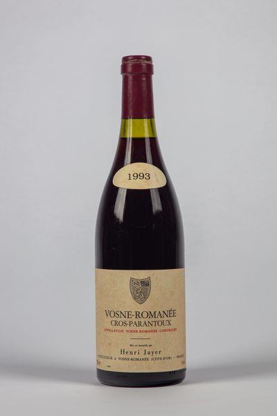 FRANCIA : Henri Jayer Cros Parantoux  - Asta Importanti Vini e Distillati - Associazione Nazionale - Case d'Asta italiane