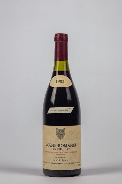 FRANCIA : Henri Jayer Les Brulees  - Asta Importanti Vini e Distillati - Associazione Nazionale - Case d'Asta italiane