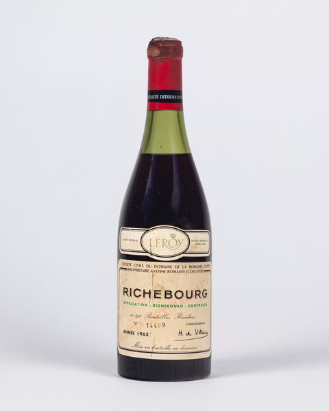 FRANCIA : DRC Richebourg (BT 1)  - Asta Importanti Vini e Distillati - Associazione Nazionale - Case d'Asta italiane