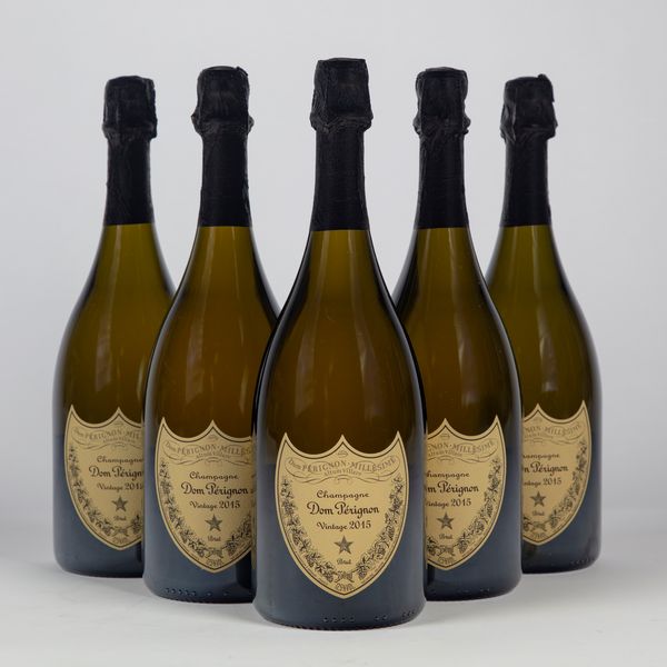 FRANCIA : Dom Perignon Brut (5 BT)  - Asta Importanti Vini e Distillati - Associazione Nazionale - Case d'Asta italiane