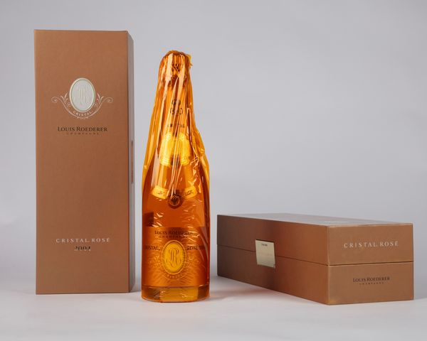 FRANCIA : Cristal Brut Ros Millesime (2 BT)  - Asta Importanti Vini e Distillati - Associazione Nazionale - Case d'Asta italiane