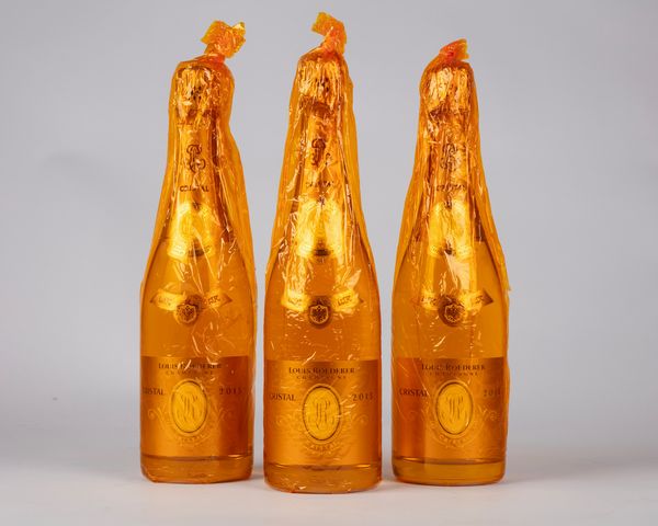 FRANCIA : Cristal Brut Millesime (3 BT)  - Asta Importanti Vini e Distillati - Associazione Nazionale - Case d'Asta italiane