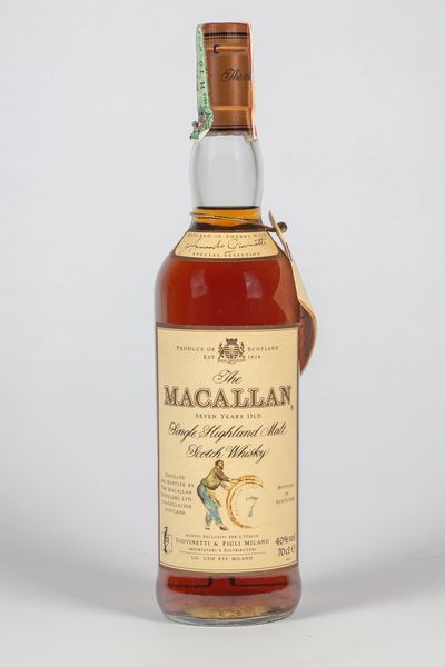 MACALLAN 7 YO GIOVINETTI  - Asta Importanti Vini e Distillati - Associazione Nazionale - Case d'Asta italiane