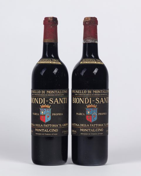 Italia : Biondi Santi Brunello di Montalcino Riserva (BT 2)  - Asta Importanti Vini e Distillati - Associazione Nazionale - Case d'Asta italiane