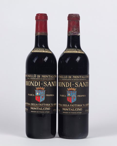 Italia : Biondi Santi Brunello di Montalcino Riserva (BT 2)  - Asta Importanti Vini e Distillati - Associazione Nazionale - Case d'Asta italiane