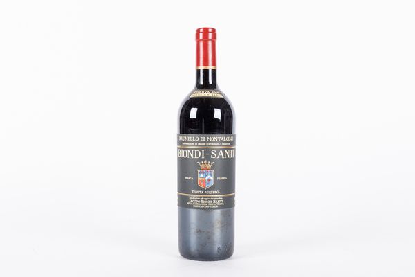 Italia : Biondi Santi, BRUNELLO DI MONTALCINO TENUTA GREPPO RISERVA  - Asta Importanti Vini e Distillati - Associazione Nazionale - Case d'Asta italiane