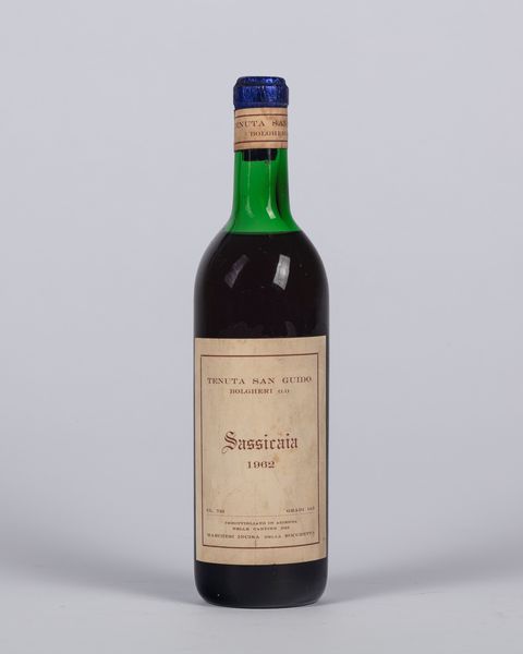 Italia : Sassicaia (BT 1)  - Asta Importanti Vini e Distillati - Associazione Nazionale - Case d'Asta italiane