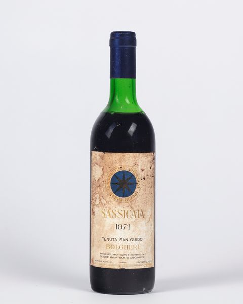 Italia : Sassicaia (BT 1)  - Asta Importanti Vini e Distillati - Associazione Nazionale - Case d'Asta italiane