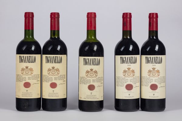 Italia : Verticale Tignanello (BT 5)  - Asta Importanti Vini e Distillati - Associazione Nazionale - Case d'Asta italiane