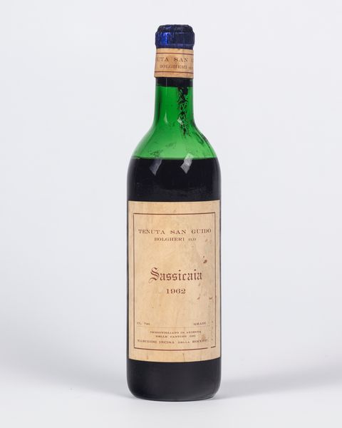 Italia : Sassicaia (BT 2)  - Asta Importanti Vini e Distillati - Associazione Nazionale - Case d'Asta italiane