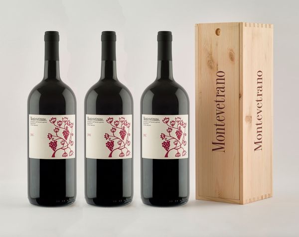 Italia : Verticale Montevetrano Magnum 1,5 Litri (3 MAGNUM)  - Asta Importanti Vini e Distillati - Associazione Nazionale - Case d'Asta italiane