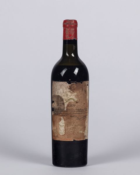 FRANCIA : Chateau Mouton Rotschild (BT 1)  - Asta Importanti Vini e Distillati - Associazione Nazionale - Case d'Asta italiane