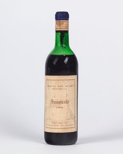 Italia : Sassicaia (BT 2)  - Asta Importanti Vini e Distillati - Associazione Nazionale - Case d'Asta italiane