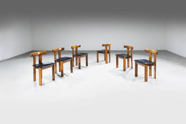 LUIGI VAGHI : Sei sedie  - Asta Design - Associazione Nazionale - Case d'Asta italiane