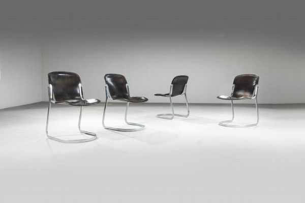 PRODUZIONE ITALIANA : Quattro sedie  - Asta Design - Associazione Nazionale - Case d'Asta italiane