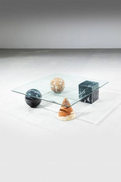 PRODUZIONE ITALIANA : Tavolino  - Asta Design - Associazione Nazionale - Case d'Asta italiane