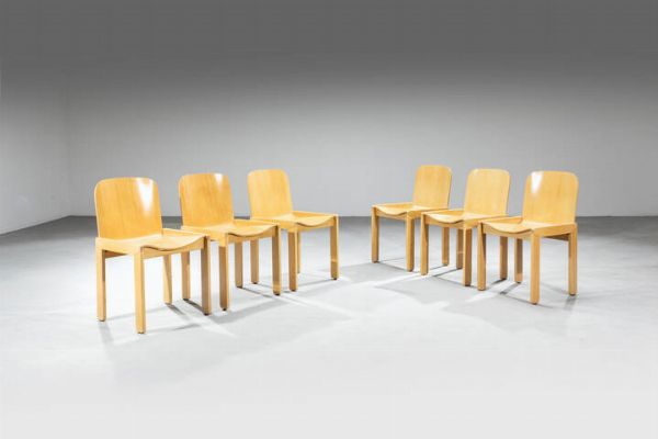 MOLTENI : Sei sedie  - Asta Design - Associazione Nazionale - Case d'Asta italiane