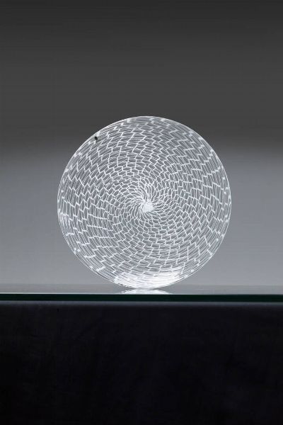 Paolo Venini : Piatto  - Asta Design - Associazione Nazionale - Case d'Asta italiane