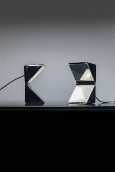 MARTINELLI LUCE : Coppia di lampade da tavolo  - Asta Design - Associazione Nazionale - Case d'Asta italiane